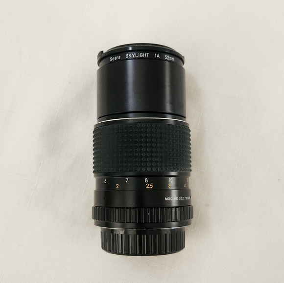 SEARS MC 135mm F2.8 Auto Lens for Canon Camera W/ Skylight cover From Japan